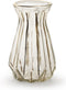 Jodeco Bloemenvaas Grace - transparant/goud - glas - 12 x 18 cm - Scandinavische vaas