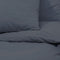 vidaXL - Dekbedovertrekset - lichtgewicht - 155x220 - cm - microvezel - grijs