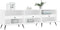 vidaXL - Tv-meubel - 150x30x44,5 - cm - bewerkt - hout - wit