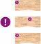 vidaXL - Bureaublad - rechthoekig - 120x60x2,5 - cm - onbehandeld - eikenhout