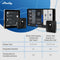 Shelly Wall Display X2 - Smart Home Bediening - 6,95 inch touchscreen - Zwart + BLU H&T sensor (bundle)