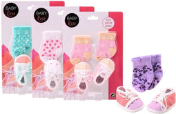 John Toy Baby Rose poppensokken+schoenen