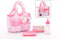 John Toys - Baby Rose - Luiertas voor pop met accessoires