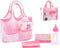 John Toys - Baby Rose - Luiertas voor pop met accessoires