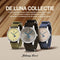 Johnny Loco Luna - Horloge Heren - Roestvrij Stalen Kast - Mineraal Kristal - 41,3mm - Waterdicht tot op 100M - Silver