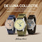 Johnny Loco Luna - Horloge Heren - Roestvrij Stalen Kast - Mineraal Kristal - 41,3mm - Waterdicht tot op 100M - Beryl