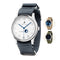 Johnny Loco Luna I - Horloge Heren - Roestvrij Stalen Kast - Saffierkristal - 41,3mm - Waterdicht tot op 100M - Chalk