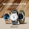 Johnny Loco Luna I - Horloge Heren - Roestvrij Stalen Kast - Saffierkristal - 41,3mm - Waterdicht tot op 100M - Chalk