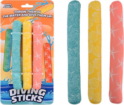 Johntoy 3 Duikstaven Neopreen - Zwembad Speelgoed - Duikspeelgoed