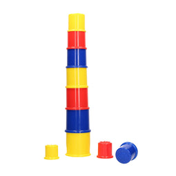 Johntoy happy world stapelbekers, 10dlg.