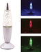 JohnToy Lavalamp Met Glitters - Meerdere Kleuren - 19 cm Zilver