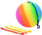 Johntoy Regenboogbal Met Keycord Maat 5 - 24 cm