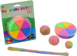 Johntoy Speelklei Bouncing Duo - putty - slijm - Sinterklaas- schoencadeau - schoencadeautje - stuiterbal