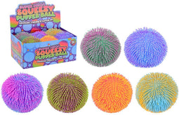 Johntoy Stressbal - Fluffy - Junior - 23 Cm - Rubber - Assorti