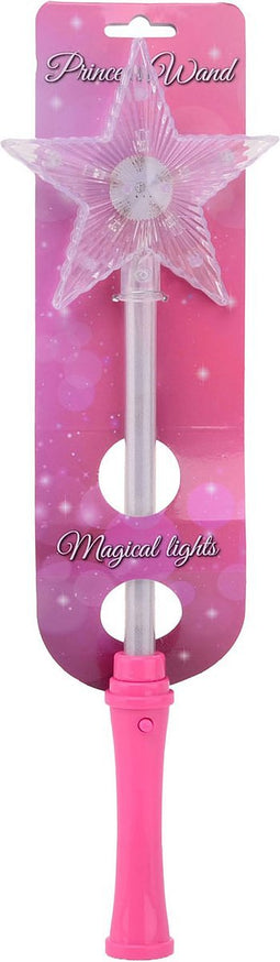Johntoy Toverstaf Lichtgevend Junior 40 Cm Roze