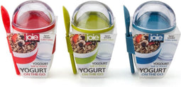 Joie Yoghurt On the Go Beker 2 Compartimenten + Lepel 228ml prijs 1 stuk
