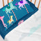 Set beddengoed HappyFriday Mr Fox Nanny Multicolour Wieg voor baby's 2 Onderdelen