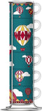 Bialetti Winter Wonderland Balloons Espresso Kopjes in rek - 6 stuks