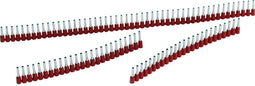 Jokari T60110 Adereindhulzen 1 mm² Rood 500 stuk(s)