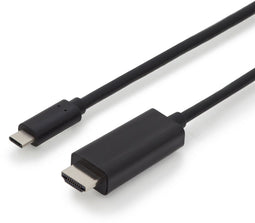 Assmann AK-300330-050-S - USB-C naar HDMI Adapterkabel - 4K/60 Hz - Zwart - 5,0 m
