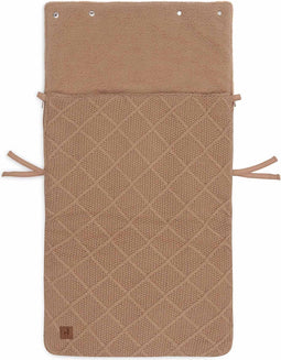 Jollein - Baby Voetenzak groep 0+ 3/5 punts - Check Knit Biscuit