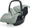Jollein - Voetenzak voor Autostoel & Kinderwagen (Forest Green) - Basic Knit - Katoen - Polyester - Footmuff Kinderwagen, Autostoel - 42x82cm