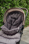 Jollein Voetenzak Buggy/Wandelwagen - Puffed Grey - Waterafstotend
