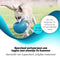 Jolly Pets Jolly Soccer Ball Ø 20 cm – Stevig Hondenspeelgoed – Apporteerspeelgoed met vanillegeur – Drijvend honden speelgoed – Licht Blauw