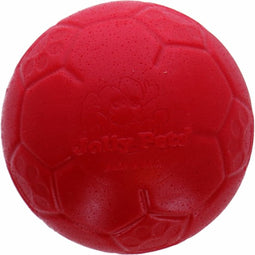 Jolly Pets Jolly Soccer Ball - Ø20 cm – Stevig Hondenspeelgoed – Apporteerspeelgoed - Jollyflex stevig kunststof – Drijvend honden speelgoed – Rood