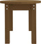 vidaXL - Salontafel - 80x40x35 - cm - massief - grenenhout - honingbruin