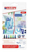 edding 4200 porselein-penseelstift set van 6 assorti koel