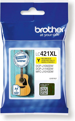 Brother LC421XL - Inktcartridge - Origineel - Geel (5 Stuks)