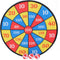 Jonotoys Dartbord Met Klittenband 4-delig 36 Cm