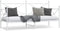 vidaXL - Slaapbank - zonder - matras - 90x190 - cm - staal - wit