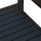 vidaXL - Tuinbank - 124,5 - cm - staal - en - HKC - zwart