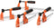JORGENSEN 2391335 Set van 4 middelzware stalen klemmen (2 - 15 cm, 2 - 30 cm) Spanbreedte (max.):30 mm Afmeting, lengte