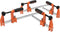 JORGENSEN 2391335 Set van 4 middelzware stalen klemmen (2 - 15 cm, 2 - 30 cm) Spanbreedte (max.):30 mm Afmeting, lengte