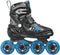 Roces Moody TIF - Inline Skates - Verstelbaar 30-35 - Zwart Blauw