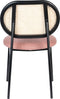 Zuiver Spike Eetkamerstoel Naturel Rotan/ Roze
