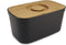 Joseph Joseph Broodtrommel incl. Snijplankdeksel - 18x21,5x35,5 cm - Zwart