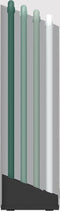 Joseph Joseph Editions Folio Snijplanken - Set met Houder - Set van 4 Stuks - Groen