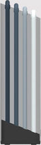 Joseph Joseph - Folio Large 4 Snijplanken in Houder Editions Sky - Polypropyleen - Blauw