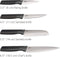 Joseph Joseph - Folio Plus 4 Snijplanken in Houder en 4 Messen Graphite - Polypropyleen - Grijs