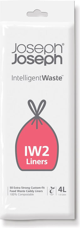 Joseph Joseph Intelligent Waste Afvalzakken Transparant - IW2 - 4 L - 50 Stuks