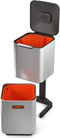 Joseph Joseph Intelligent Waste Prullenbak Totem 2.0 Compact Recycler - 40 l - Zilver
