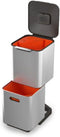 Joseph Joseph Intelligent Waste Prullenbak Totem 2.0 Compact Recycler - 40 l - Zilver