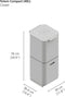 Joseph Joseph Intelligent Waste Prullenbak Totem 2.0 Compact Recycler - 40 l - Grafiet