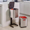 Joseph Joseph Intelligent Waste Prullenbak Totem 2.0 Compact Recycler - 40 l - Zilver