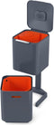 Joseph Joseph Intelligent Waste Prullenbak Totem 2.0 Compact Recycler - 40 l - Grafiet