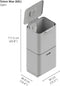 Joseph Joseph Intelligent Waste Prullenbak Totem Max - 60 l - Zilver